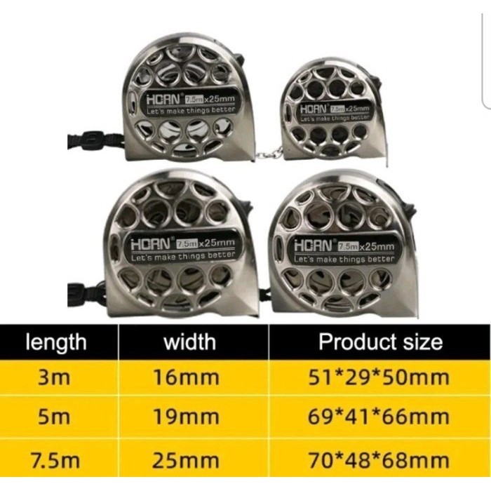Meteran Baja Super / Meteran Roll Super