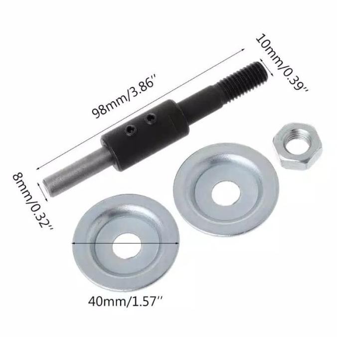 din Spindle Adapter Bench Grinder pengubah bor jadi gerinda duduk