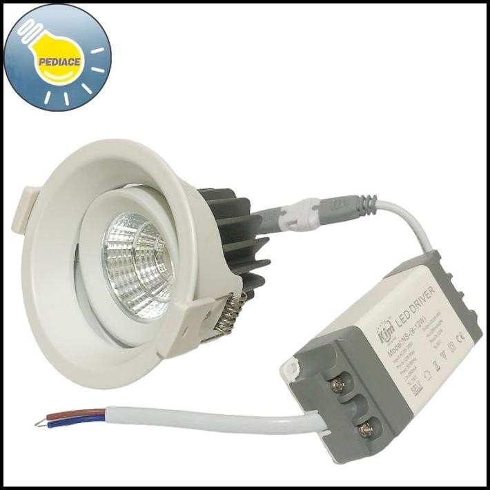 TERMURAH LAMPU PLAFON LED DOWNLIGHT 9W KIM COB 9 WATT INBOW CAHAYA PUTIH 6500K 