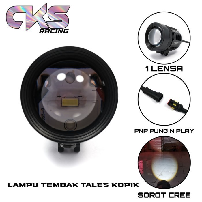 Promo Lampu Tembak Sorot Led Cree Kenzo Kz30 Bisa Mengubah Mode Cahaya Bulat Murah