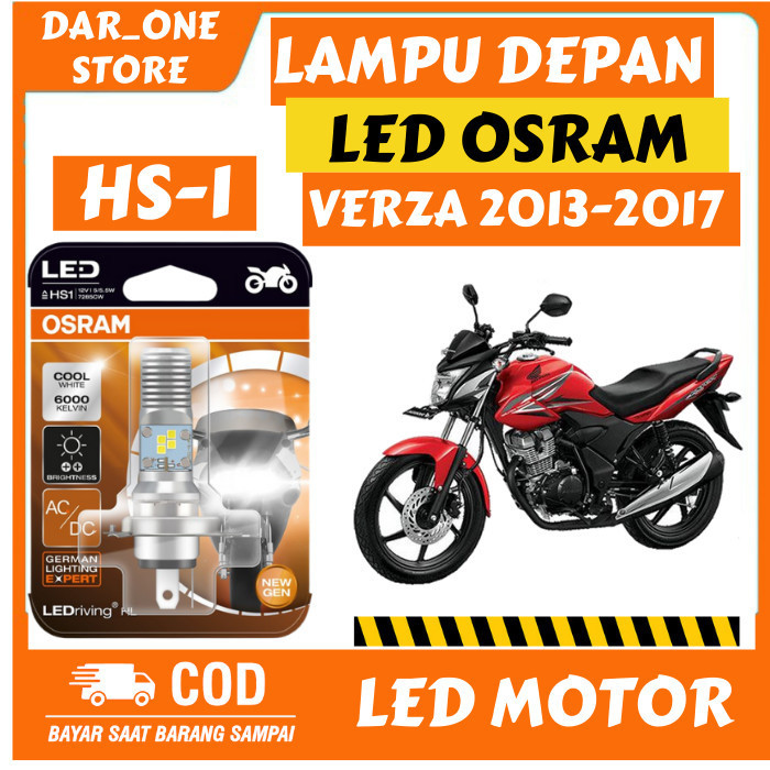 Promo Lampu Depan Led Motor Honda Verza Original Osram Harga Spesial
