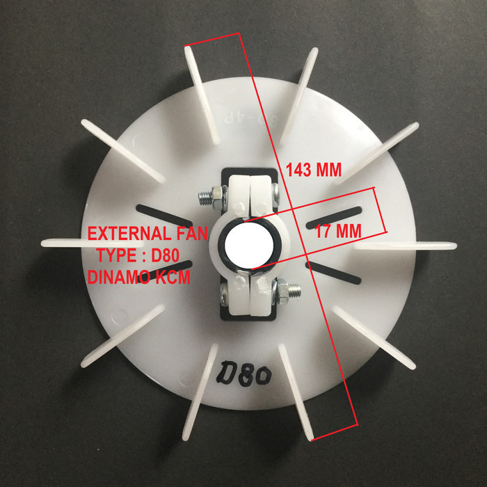kipas dinamo d80 kipas electro motor kipas motor external fan