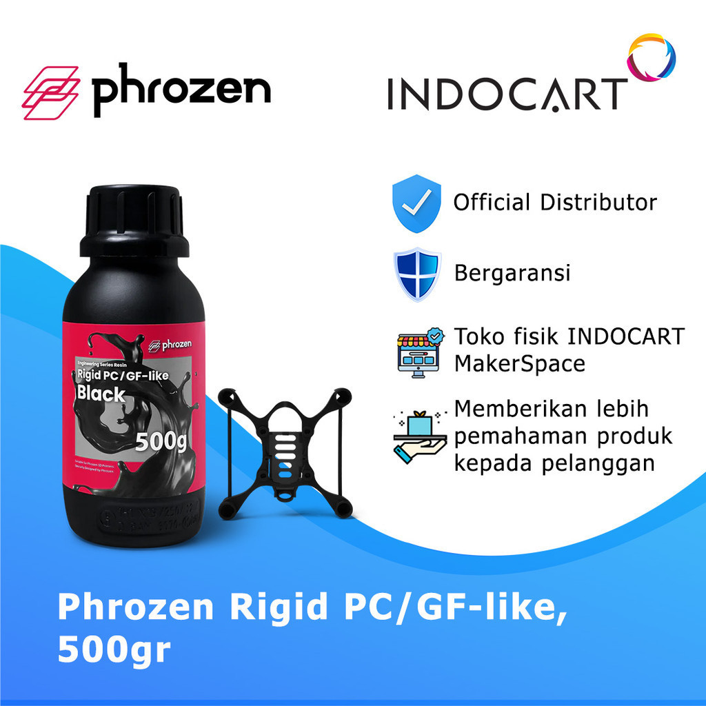 3D Printer RESIN-Phrozen Rigid PC/GF-like Black 500gr