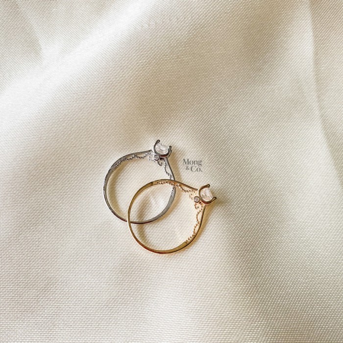 Mong&Co Victan S925 Ring - Cincin Wanita Sier Sterling 925 Korea