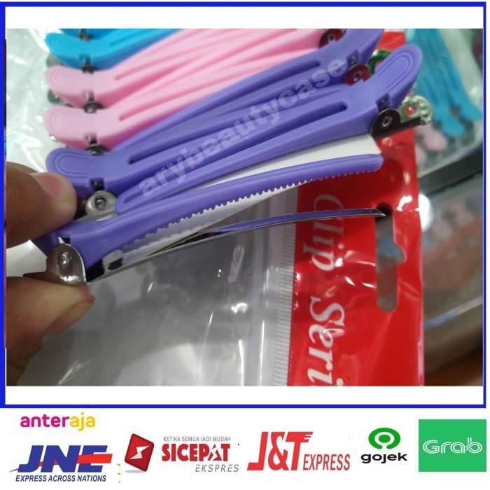 Jepit Rambut Bebek Salon Jepit Rambut Warna Warni Isi 12 Pcs