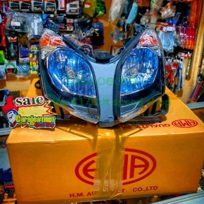 Sale Bombastis | Cover Tameng Mio Soul Mx Mata 2 + Lampu Headlamp Refektor Hma Thailand New