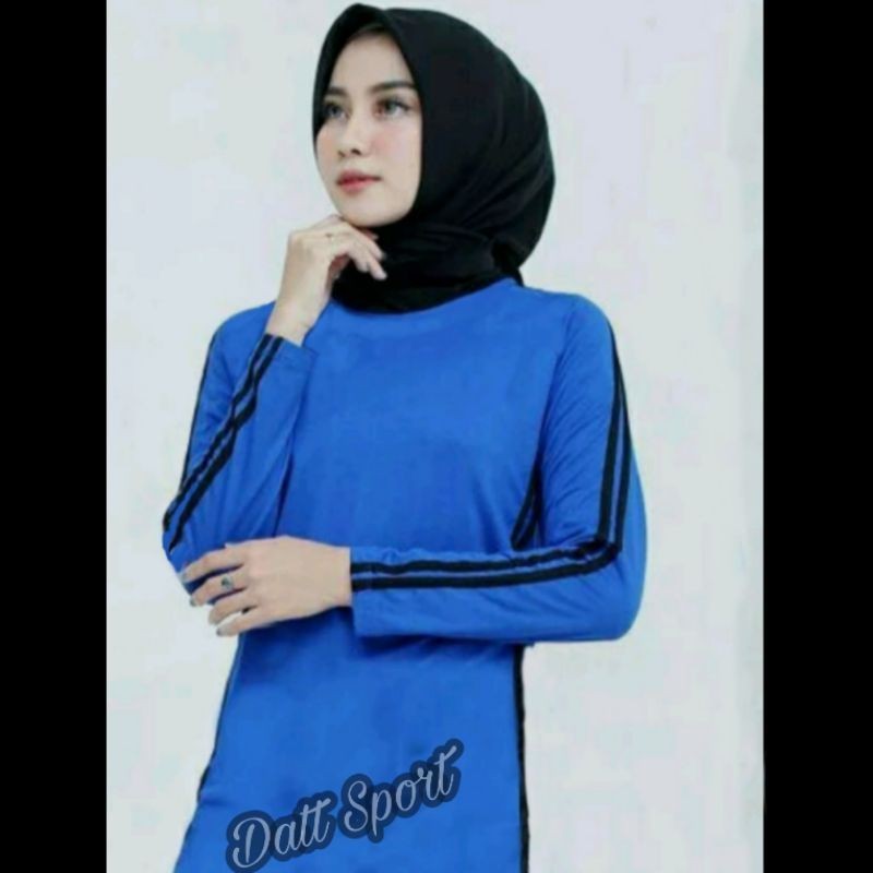 WXL ATASAN BAJU KAOS FITNES LARI GYM SENAM OLAHRAGA SENAM SERAGAM WANITA CEWEK AEROBIK SEPEDA ZUMBA