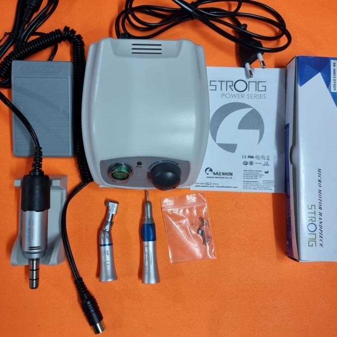 Micromotor Strong 207B Dental Siswa Lengkap