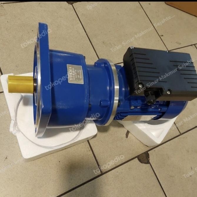 Helical gear motor flange 1 hp 1 phase ratio 20