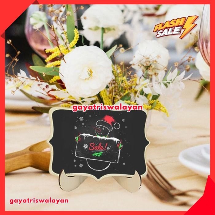 

SET 10PCS PAPAN TULIS KAPUR KECIL / MINI CHALKBOARD / PAPAN KAPUR MENU TERJAMIN BEST