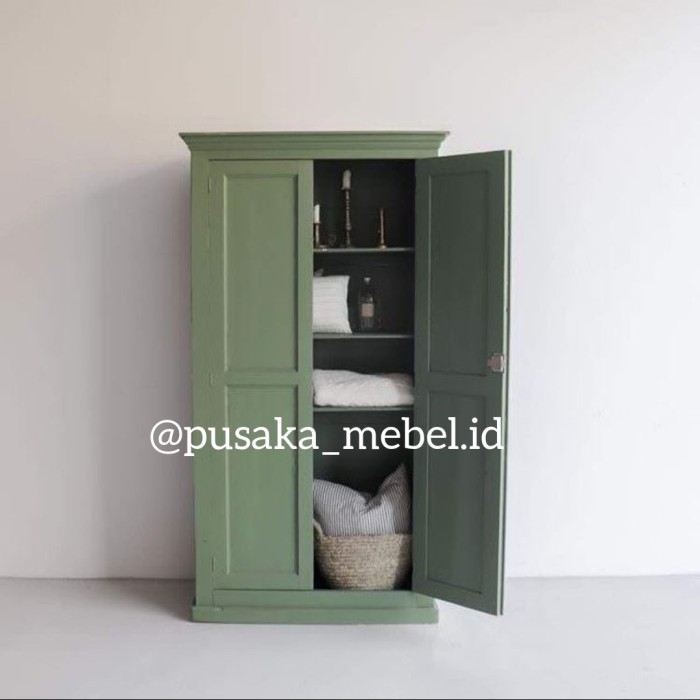 lemari pakaian minimalis 2 pintu sleding - almari minimalis 2 pintu