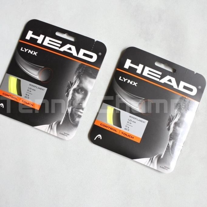 Senar Raket Tenis Head Lynx 16 Monofilament/Dampener Control Touch 16g