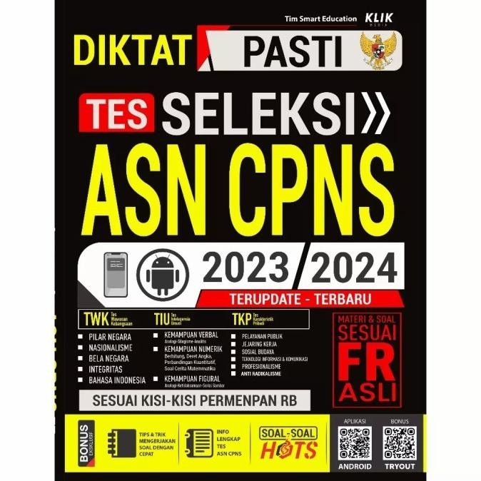 

BUKU DIKTAT PASTI TES SELEKSI ASN CPNS 2023/2024 By KLIK media