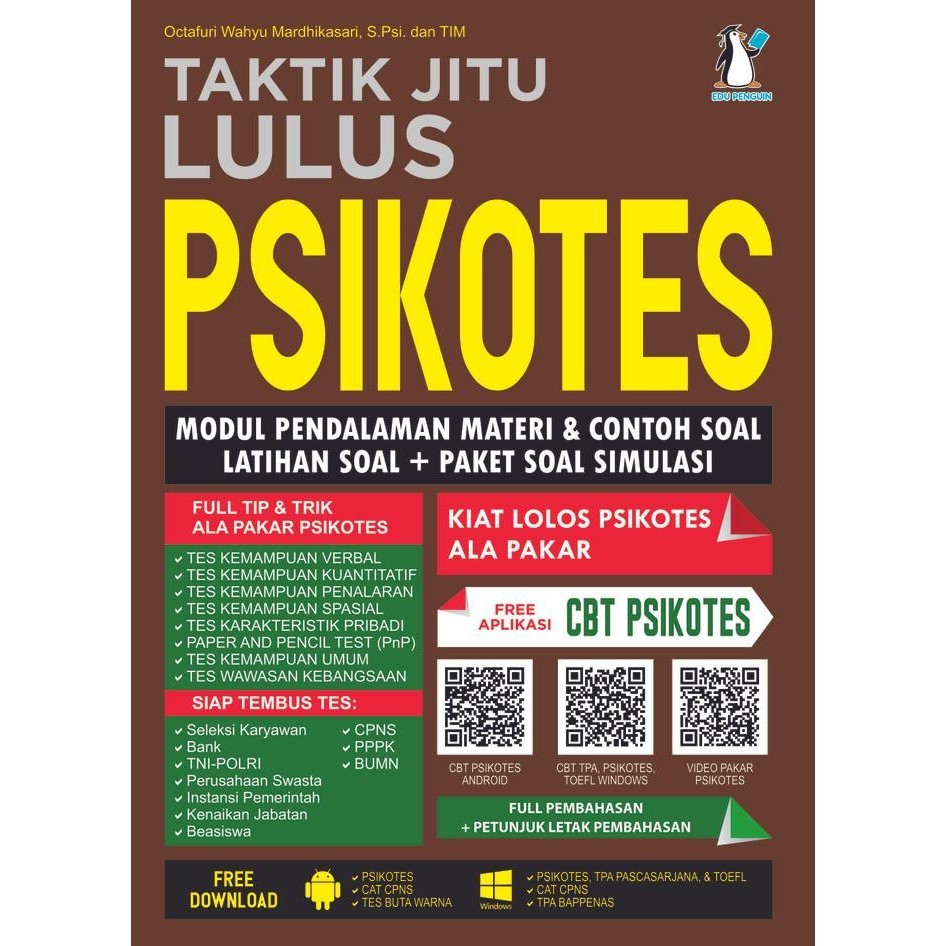 

BUKU PANDUAN WAJIB PPPK & CPNS - BUY 1 GET 1 TAKTK JITU LULUS PSIKOTES