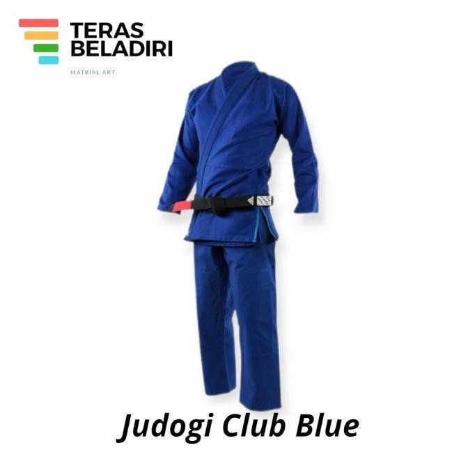 Baju Seragam Judogi Club Blue Adidas Original