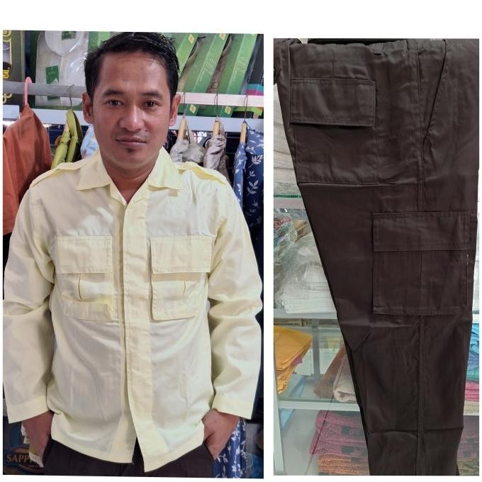 Seragam Satpam Security Pdl Cream Terbaru 2023