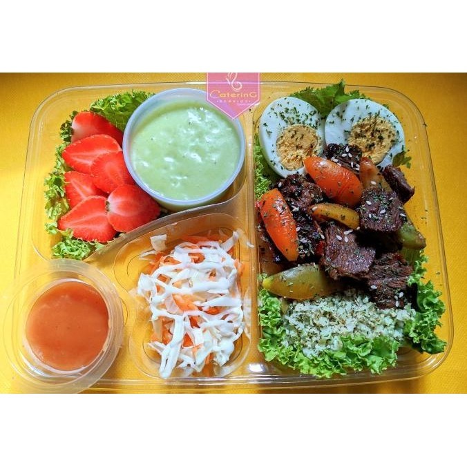 

Catering Diet Keto/Ketogenic Paket Mingguan 5 Hari Lunch & Dinner