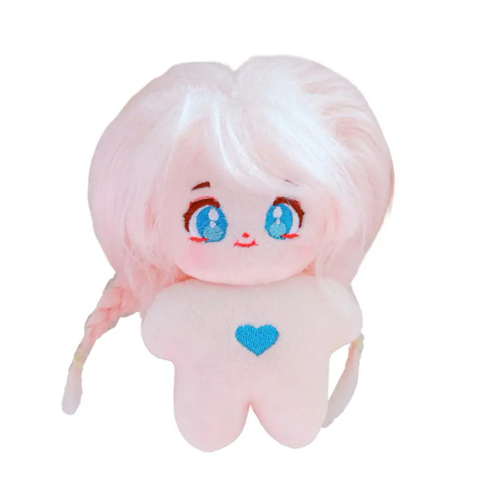 Boneka Katun Telanjang 10CM DIY Gaya Rambut Lucu Mata Besar Boneka Anak Perempuan Anime Boneka Tokoh