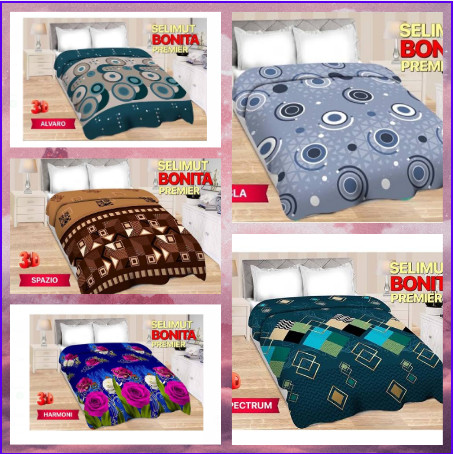 Selimut Bonita Primer Motif Karakter Anak / Selimut Bulu Lembut dan Halus Bonita