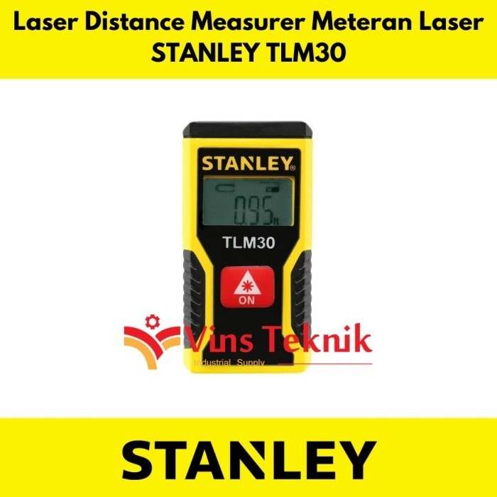 Meteran Laser Stanley Alat Ukur Laser 9 Meter Tlm30