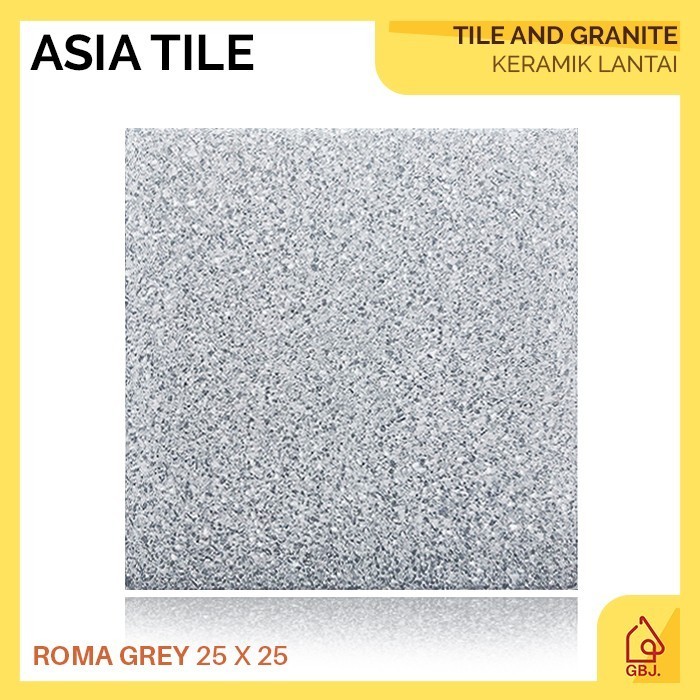 Terbaru Keramik Asia Tile 25 X 25 Roma Grey / Keramik Lantai Kamar Mandi Promo Terlaris