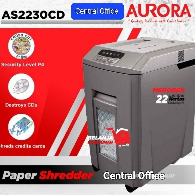 

Paper Shredder Aurora AS-2230 CD harga Promo