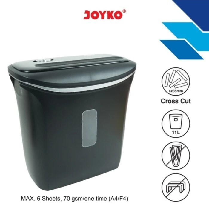 

Mesin Penghancur Kertas Cross Cut / Office Paper Shredder JOYKO SHD02