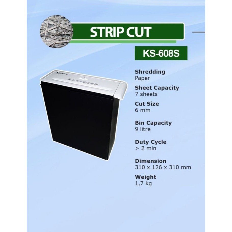 

KOZURE KS 608S MESIN PENGHANCUR KERTAS