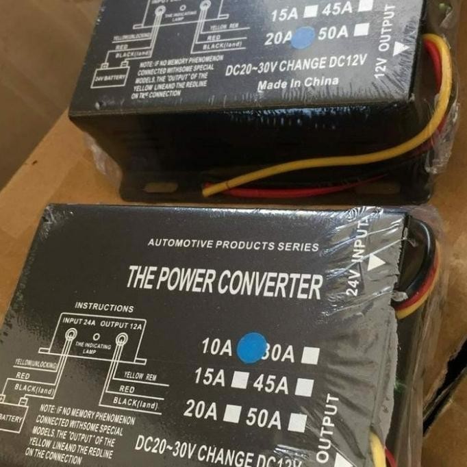 converter 24V DC to 12V DC 10A