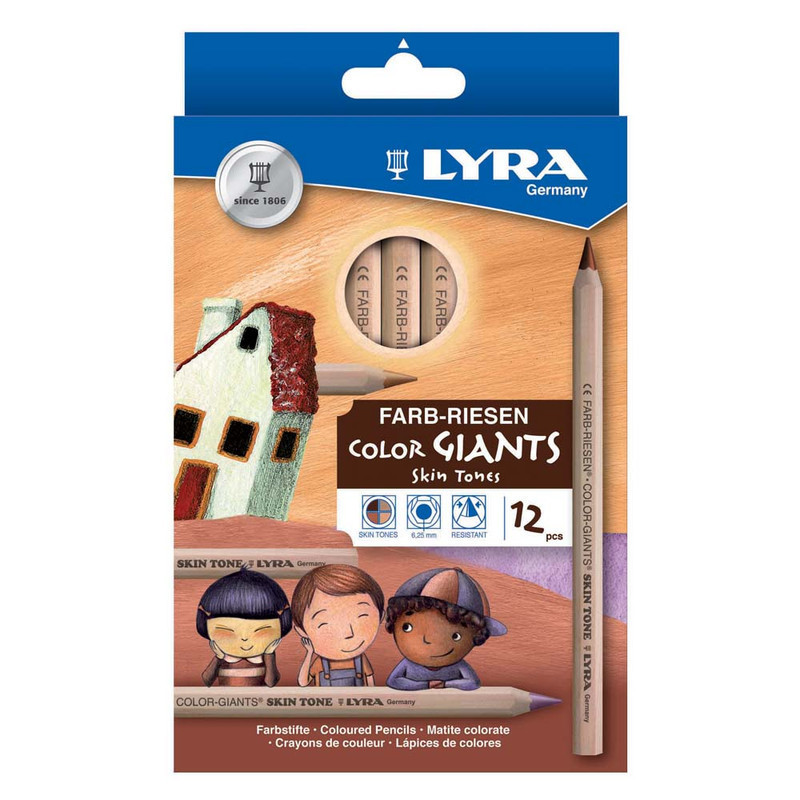 

Lyra-Colours Giants Pro Natura Skin Tones/12 (934W12)