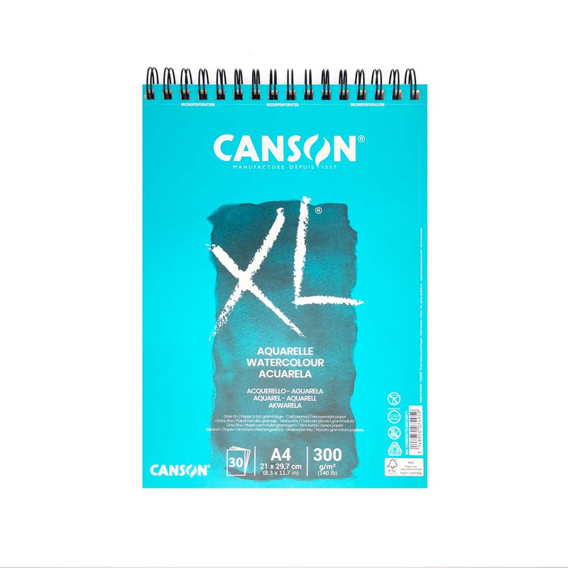 

Canson Xl Aquarelle 30Sheets A4 300G