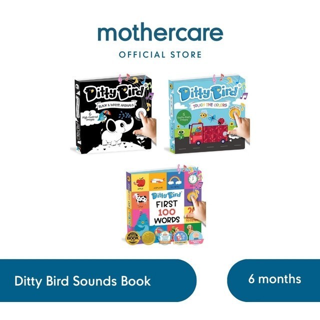 DITTY BIRD - MAINAN EDUKATIF BUKU MUSIK BAYI