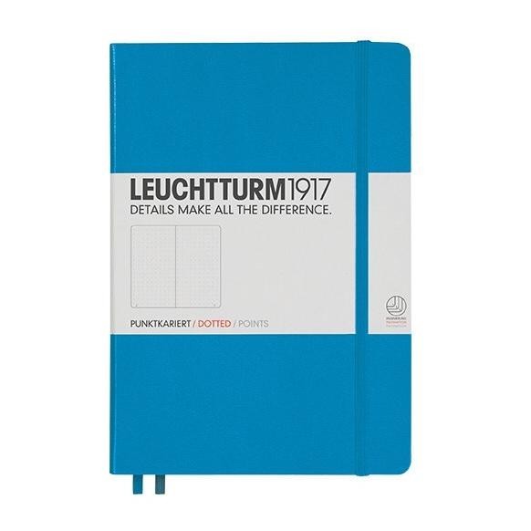 

Leuchtturm1917 Hard Cover Medium Notebook, Dots, A5