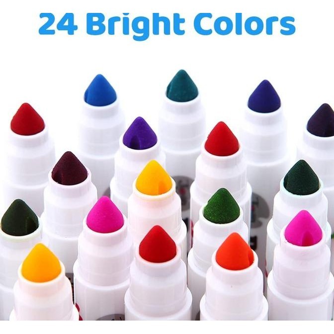 

Joan Miro Babyroo Washable Marker 24 Color Spidol Warna Spidol Anak