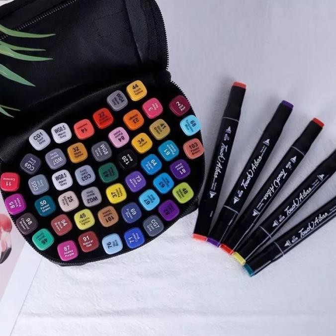 

Spidol Dua Sisi Marker Graffiti Dual Tip Side Alcohol Bermacam Warna