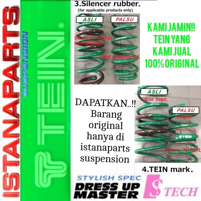 LOWERING KIT / PER CEPER SET PAJERO SPORT 08-ON MERK TEIN S-TECH JAPAN TERMURAH