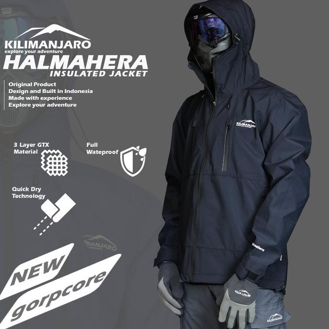 Jaket Gorpcore Kilimanjaro Halmahera 3 Layer Waterproof - Rain Jacket
