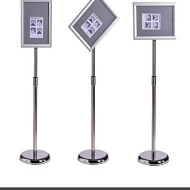 

Poster Stand Adjustable Menu Frame Sign Holder Display A3 A4 Stainless