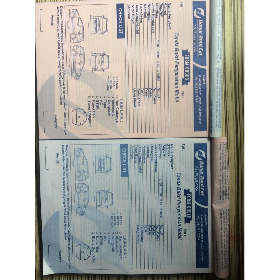 

Cetak Nota 2 Rangkap + Nomorator