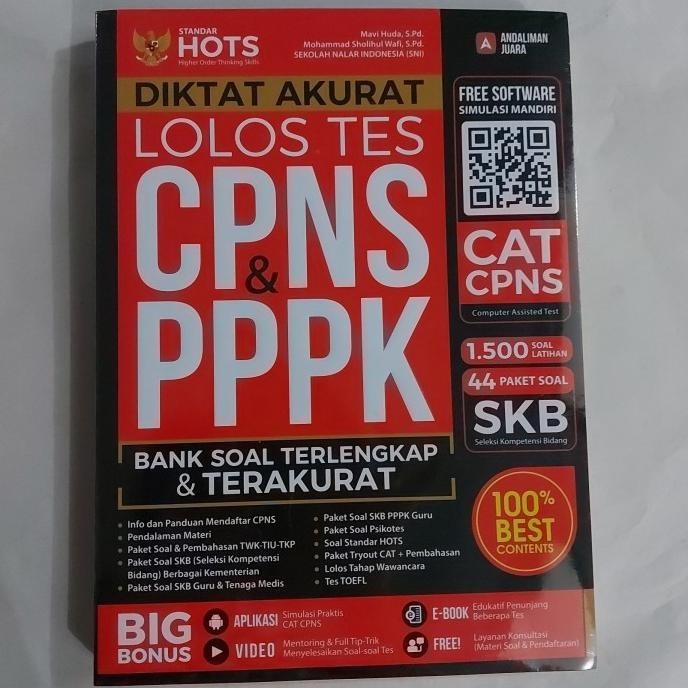 

BUKU BEST SELLER LOLOS TES CPNS & PPPK