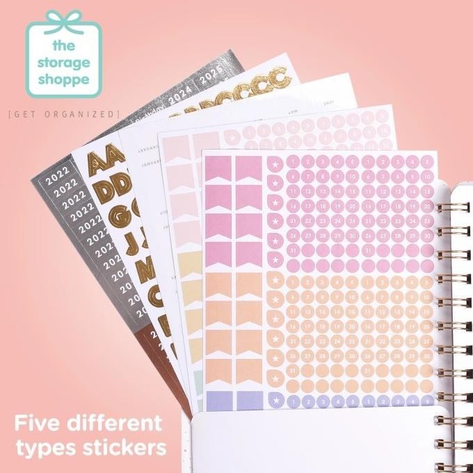 

Undated Planner Spring Flower Agenda Monthly Weekly Journal