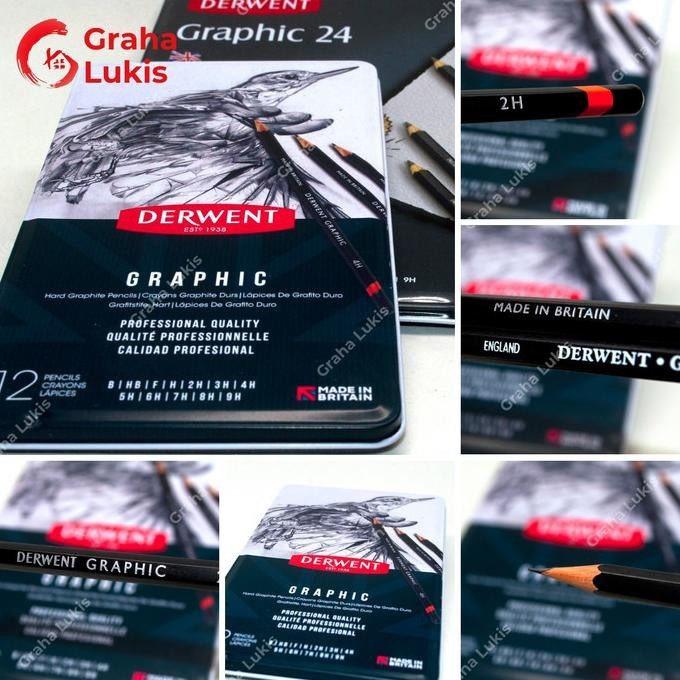 

Derwent Graphic Soft 12 (9B-H)