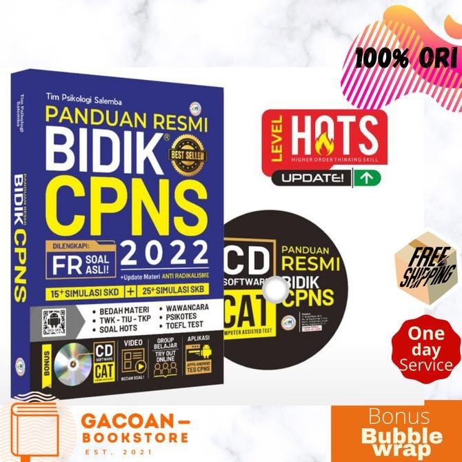 

BUKU SOAL CPNS !! Buku Panduan Resmi Bidik CPNS 2021 - 2022
