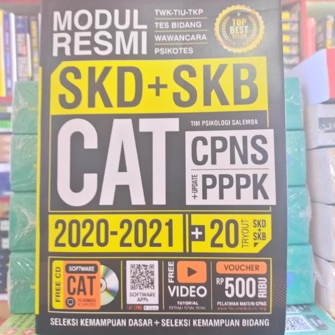 

Buku Modul Resmi SKD+SKB CAT CPNS+PPPK 2020-2021+CD