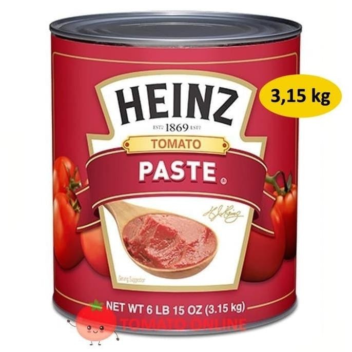 

Tomato Tomat Pasta Paste Heinz 3.15 / 3,15 Kg / 3.15Kg / 3,15Kg