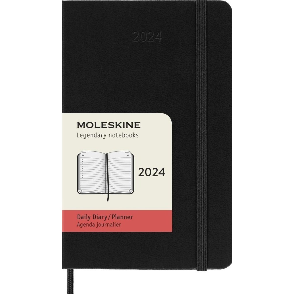 

Moleskine 2024 Daily Planner/Agenda/Journal -Hardcover Edition