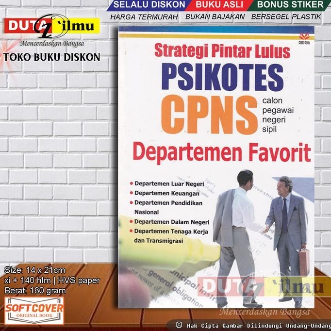 

Strategi Pintar Lulus Psikotes CPNS New