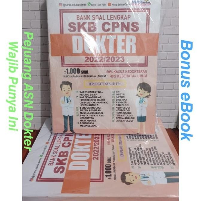 

[BestSeller]Buku SKB Dokter CPNS 2021/Original - Terlengkap- Terupdate