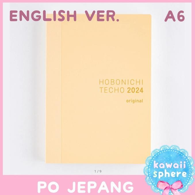 

Hobonichi Techo 2024 A6 English Original Book | Hobonichi 2024