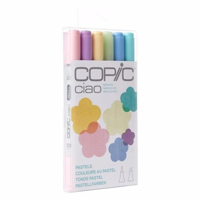

Copic Ciao Marker Set 6 - Pastel